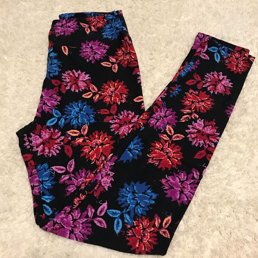 Lularoe floral leggings